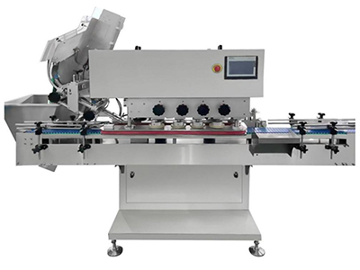 Kapak Besleme ve Kapatma Makinesi (3 set kapatma rulolu)